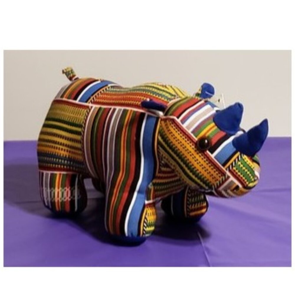 KENTE PRINT RHINOCEROS